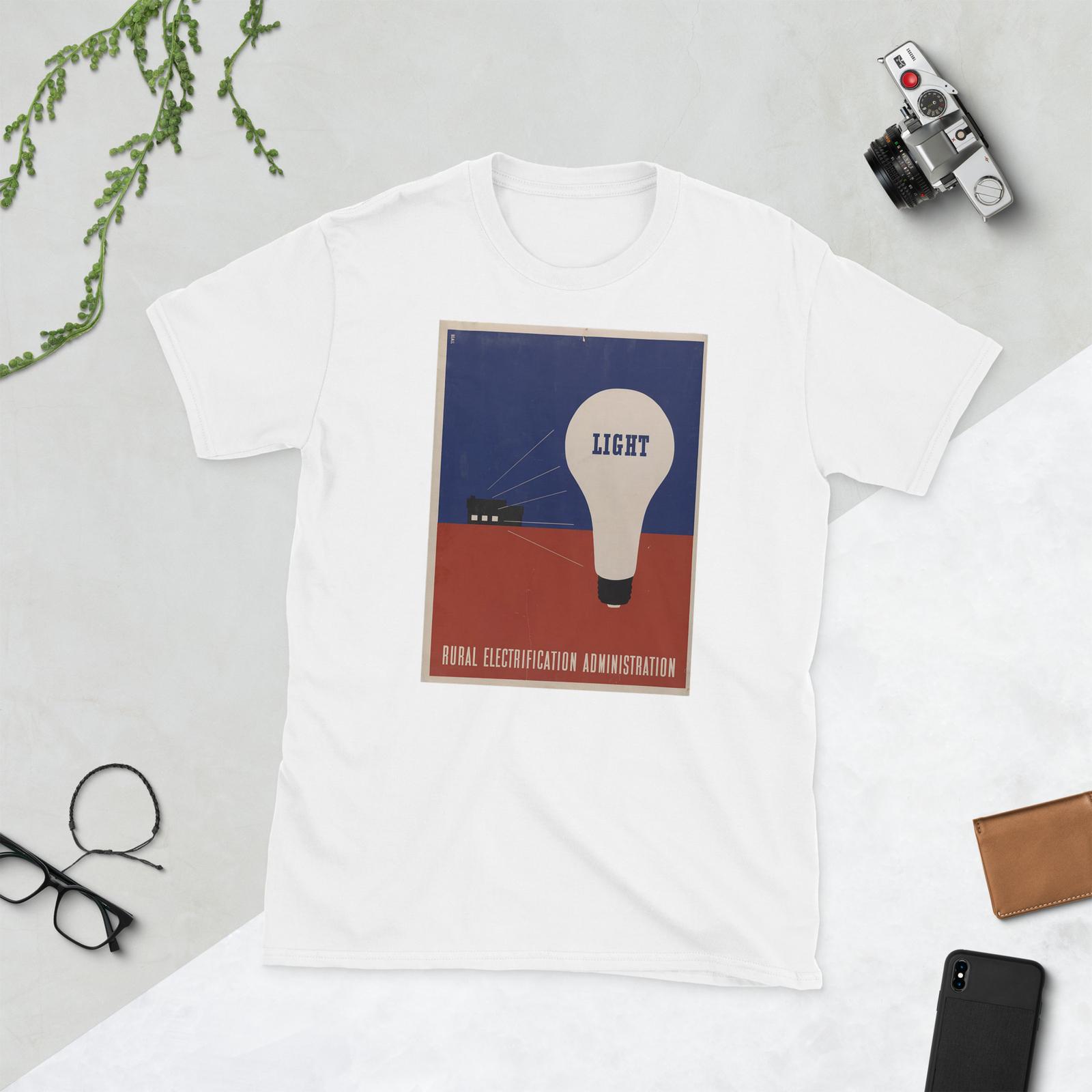 Rural Electrification Administration Vintage Unisex T-Shirt Mens Womens Tees Top 2XL