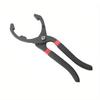 10Inch Long Handle Grip Oil Filter Pliers Universal Adjustable Oil Filter Wrench For Motorcycle Manual Auto Truck Hand Tools