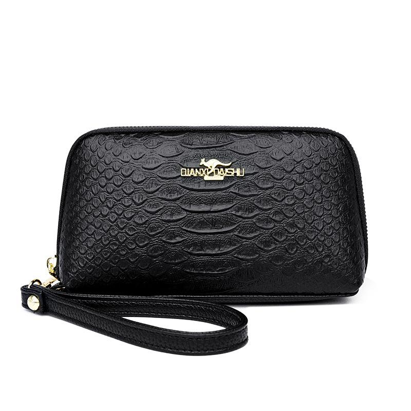 

Новый крокодиловый узор Мобильная сумка для мамы Клатч Сумка на запястье Сумка для ужина Кошелек с купонами