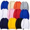 Unisex Solid Color Crewneck Hoodless Sweatshirt Loose Fit Casual Pullover Men Women
