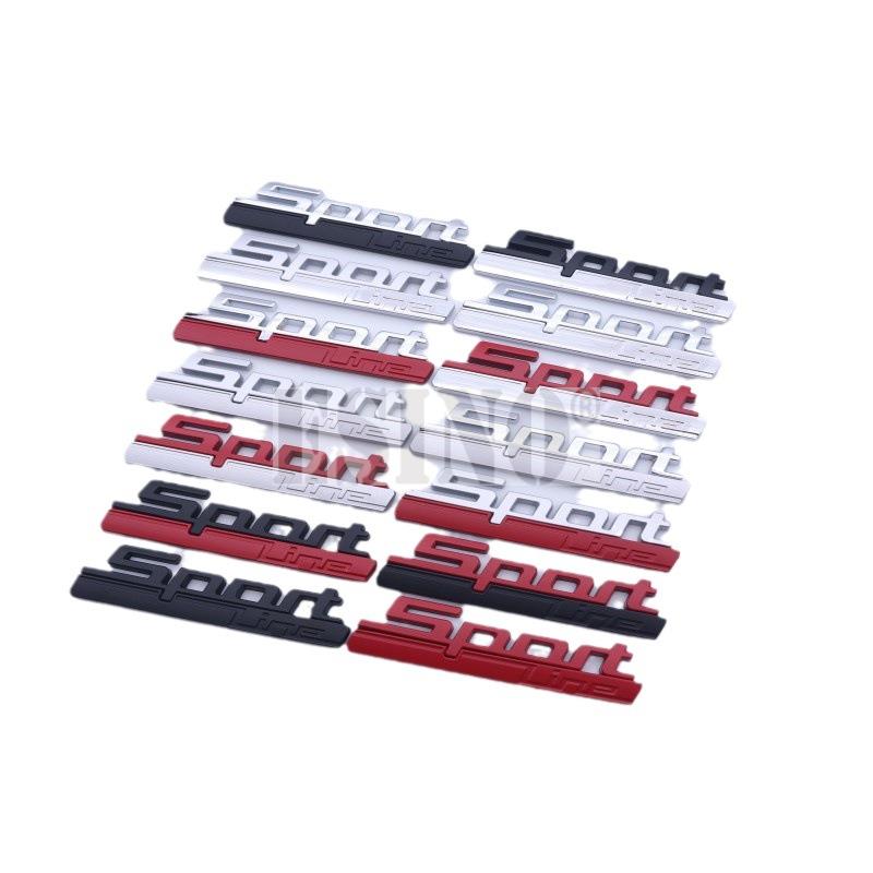 Car Styling Universal 3D Car Trunk Metal Adhesive Badge Emblem Sport Line Rear Body Tailgate Fender Styling Badge for BMW