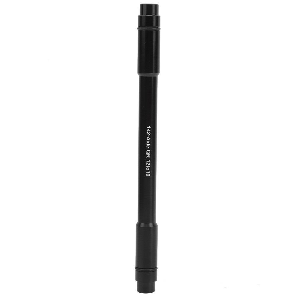 12mm auf 10mm Steckachse Schwarz Aluminiumlegierung Schnellspannadapter 135/142/148mm Achsumwandlung