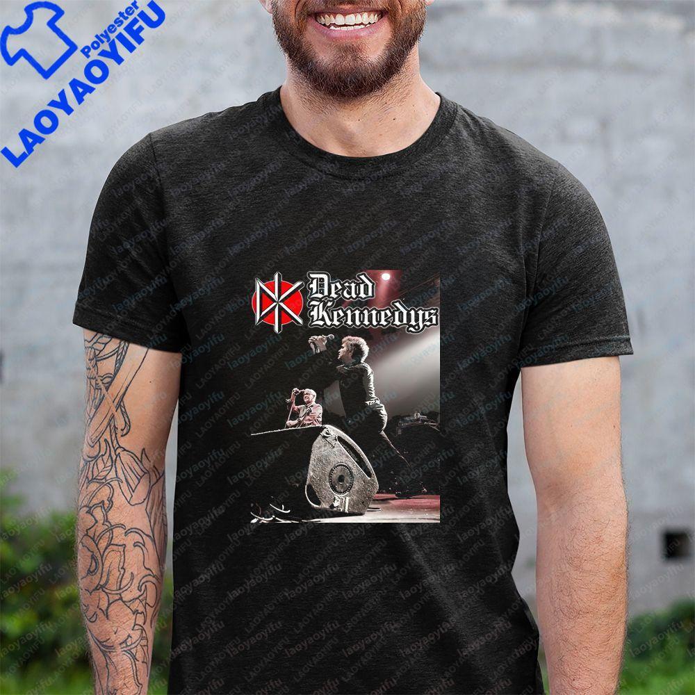 Retro DEAD KENNEDYS Unisex Style Hiphop Casual Shortsleeved Tshirt Suitable for Both Unisex and WoUnisex with A Round Neckline