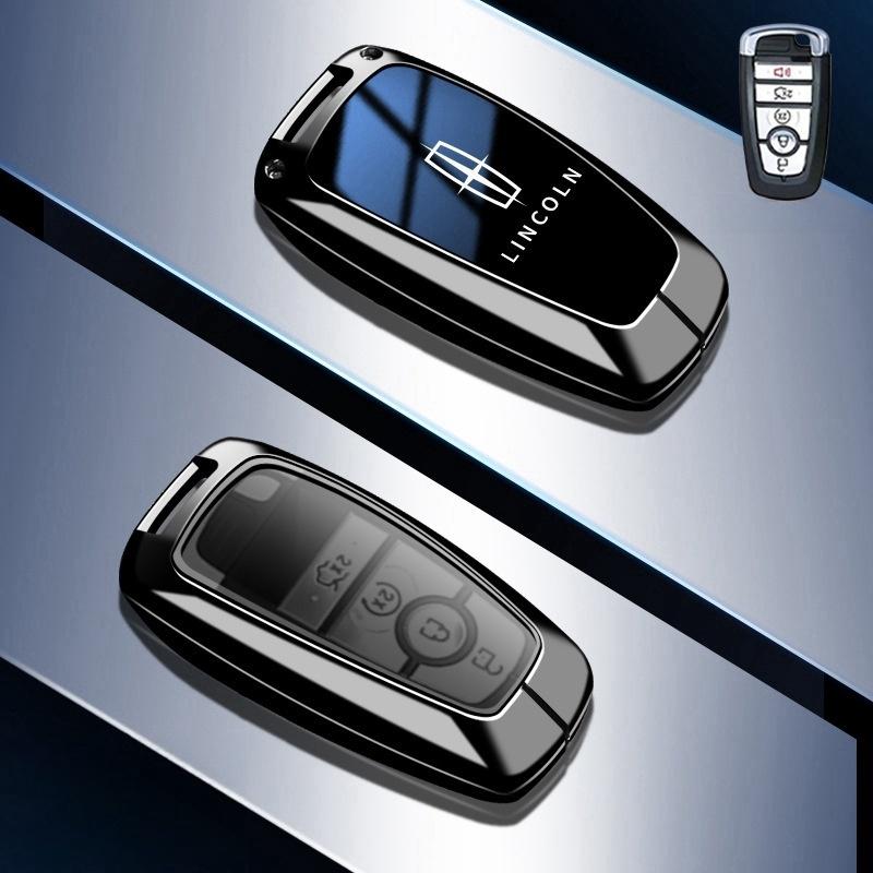 TPU Car Key Cover Case Bag for Lincoln Continental MKC MKZ MKX Navigator Z Nautilus Aviator Corsair 2017 2018 2019 2022 Keychain UU111