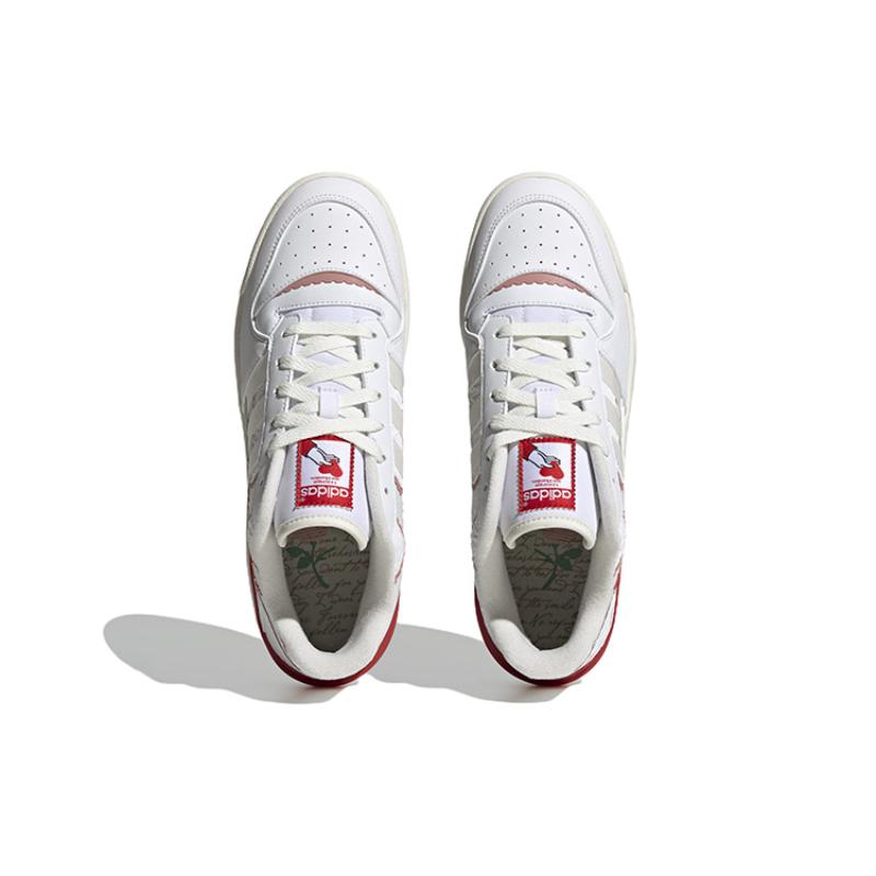 Adidas Originals Forum Exhibit Low 2 'White Red' Women's Sneakers IE7996