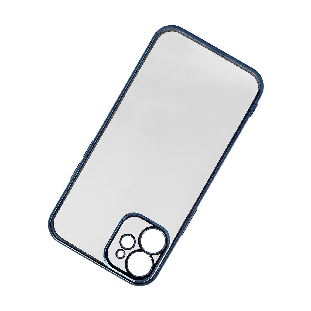 SULADA Mobile Phone Covers Electroplating TPU Full Body Phone Case for iPhone 12Mini Blue