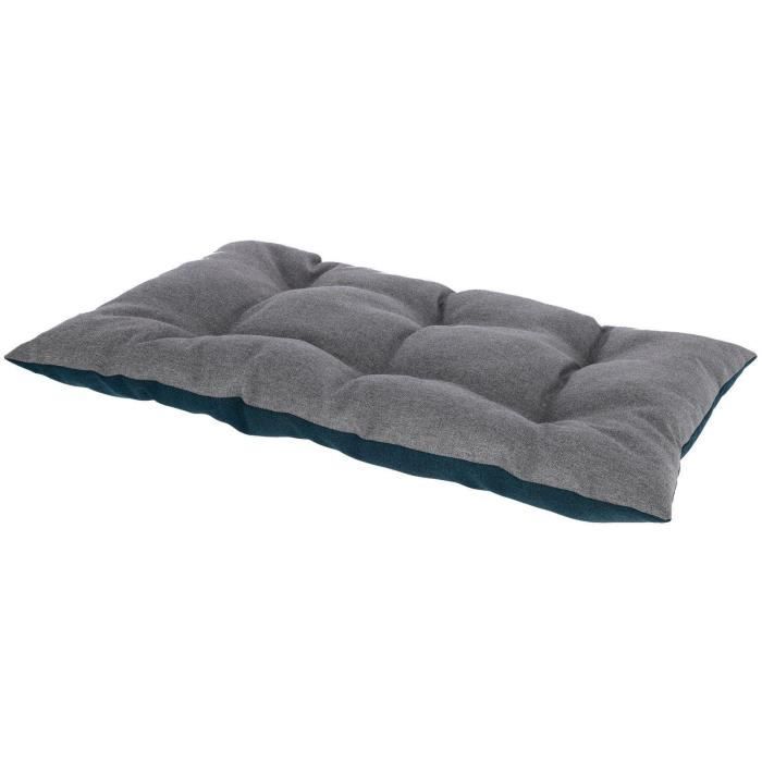 KERBL - Matelas de sol réversible M -55 x 90 cm - Coussin ELY - Gris/petrol - -