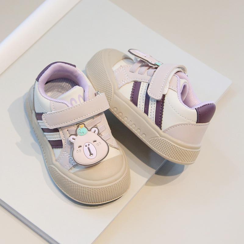 

Boys single shoes 25 autumn new children s shoes soft sole non-slip toddler shoes 1-2-4 year old girl cute 16