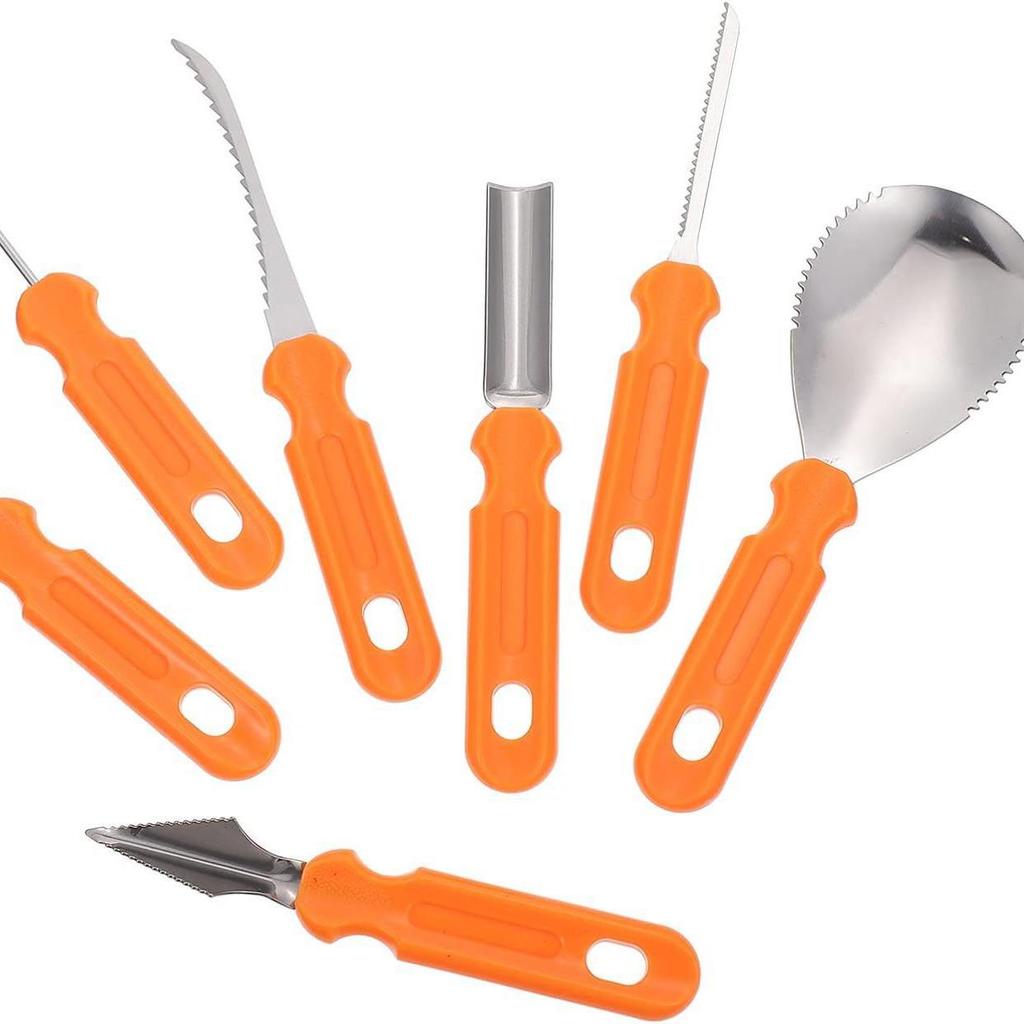 Halloween Pumpkin Carving Knife & Engraving Tool Set - Stainless Steel