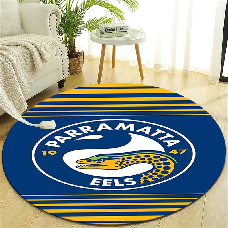 1pc Football Team (20) Design Printed Area Round Carpet for Bedroom Living Room Home Decor Rugs Mat Non Slip Mat Rug for Bedside