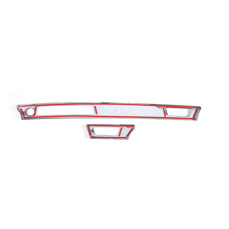 For BMW 3 Series E90 2005-2012 ABS Carbon Fiber Car Interior Dashboard Panel Cover Trim Decoration Stickers  Auto Accessories