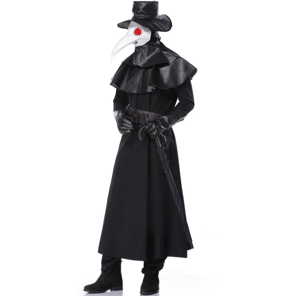 Dark Dungeon Inspired Plague Doctor Costume For Men M-xl Ideal For Halloween Parties