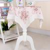 1PC Mały pyłoszczelny pokrowiec na stolik nocny Obrus na stół Pokrowiec na stół Poliester Okrągły pokrowiec na stół