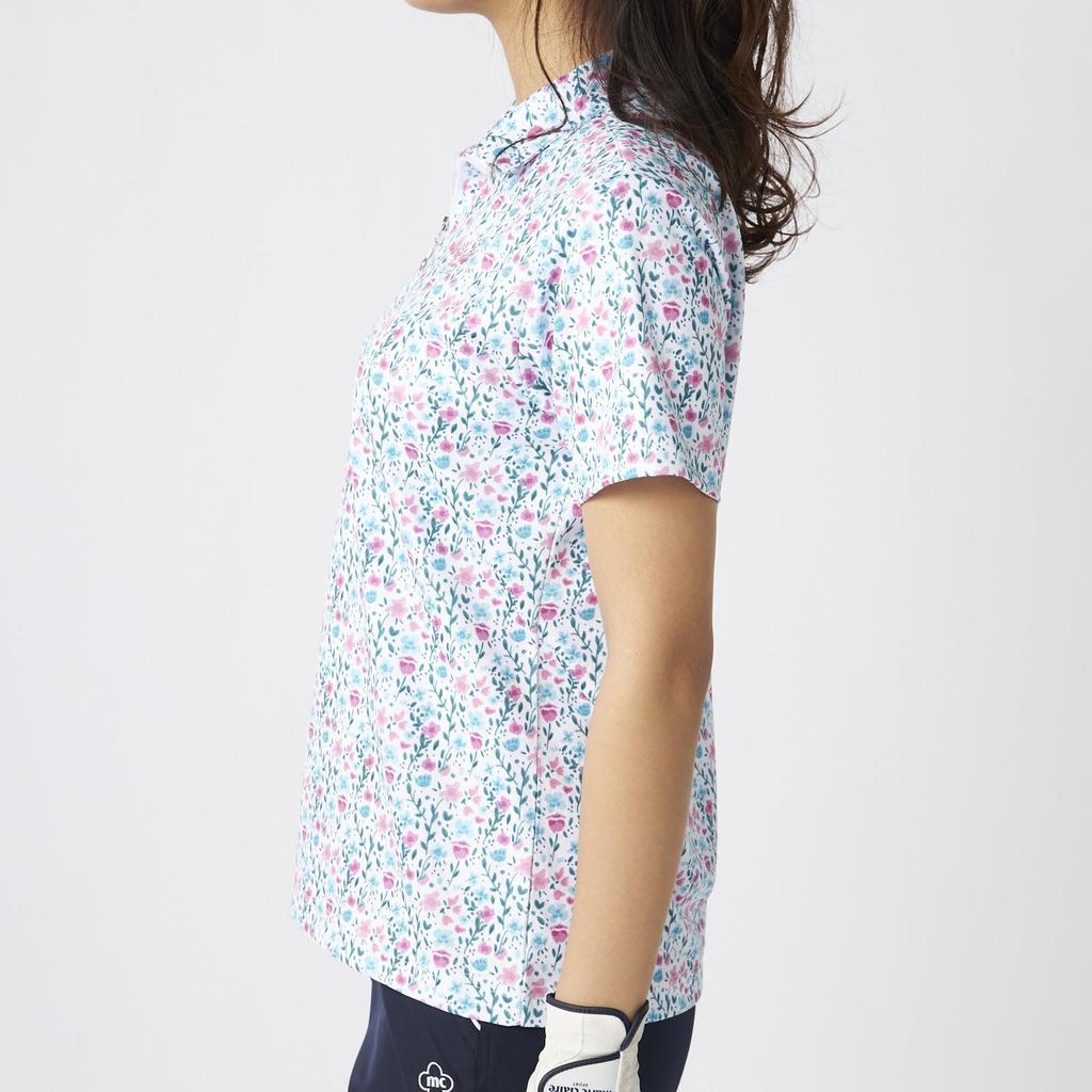 Marie Claire Short Sleeve Pink Women's Half-Zip Shirt,