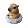 Figurina di Marmotta Statua Decorativa Design Realistico Animale Carino Decorazione da Giardino per