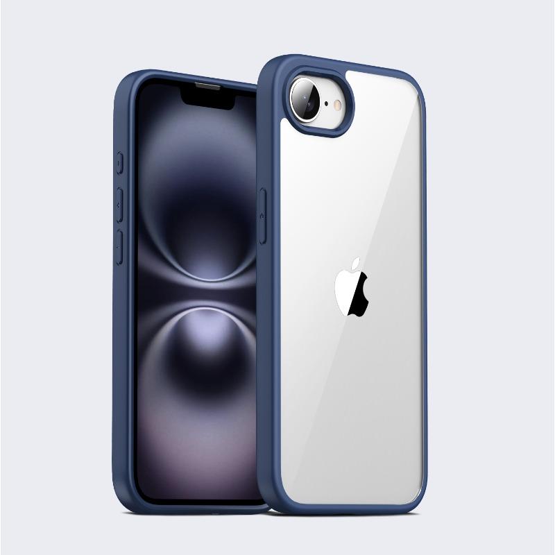Suitable for IPhone16E In-stock Phone Cases, Transparent Apple 16e Anti-drop Two-in-one Case