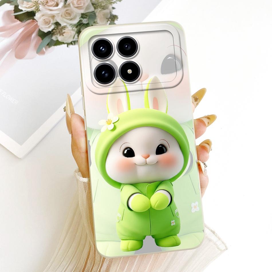 Für Xiaomi Redmi K90 Niedliche Katze Blume Cartoon Handyhülle Für Redmi K 90 K90 Pro Max 5G Stoßfeste Weiche Silikonhüllen Stoßfänger