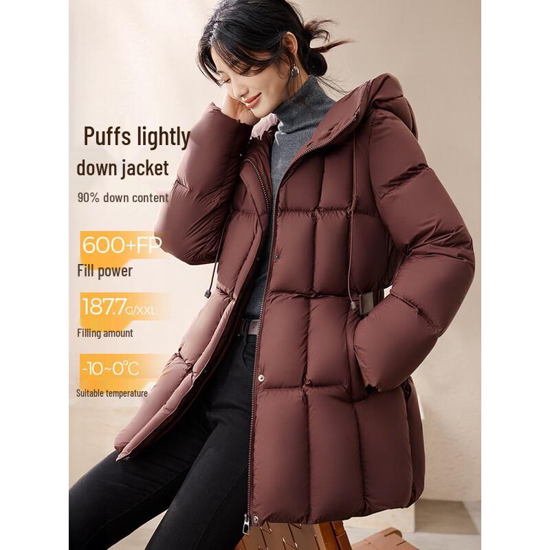 Mohan Yimei Puffy 90% Duck Down Mid-Length Jacket XL
