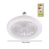 Aromatherapy Ceiling Fan with LED Light E27 Base Remote Control Rotatable Silent Electric Fan for Kitchen Bedroom Living Room