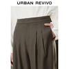 UR Women's 2024 Spring Micro-Pleated Wide-Leg Trousers