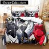 Fashion 3D Printing Anime Murder Drones Bedding Set Cartoon Set Adult Boys Bedroom Duvet Cover Sets Home Textiles Luxury Gift029
