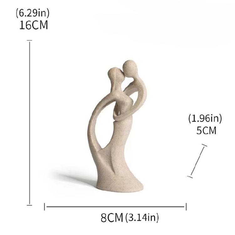 Couple Sculpture,Modern Abstract Resin Kissings Lovers Statue Ornament for Living Room Coffee Table Shelf Accent Decors