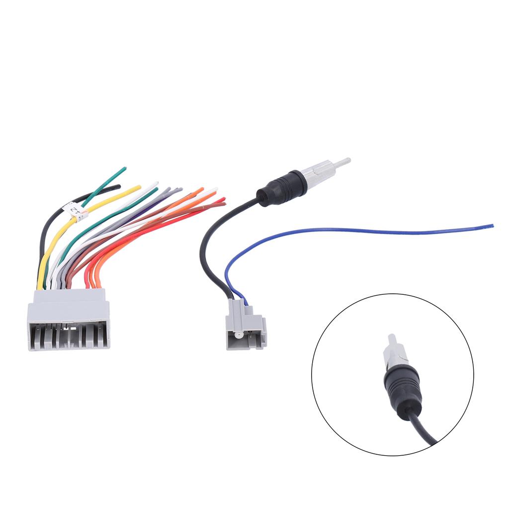 Autoradio Stereo-Kabelbaum mit Antennenadapter Ersatz für Honda Greiz