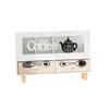 Wood Desktop Drawer Sorter Cabinet 4 Compartments Multifunctional white