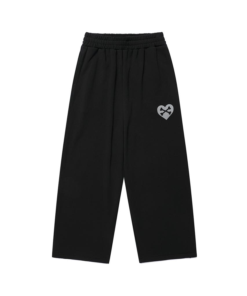 CAVISH Kitten Wide Sweat Pants Black(Cv2Gffpa03A)