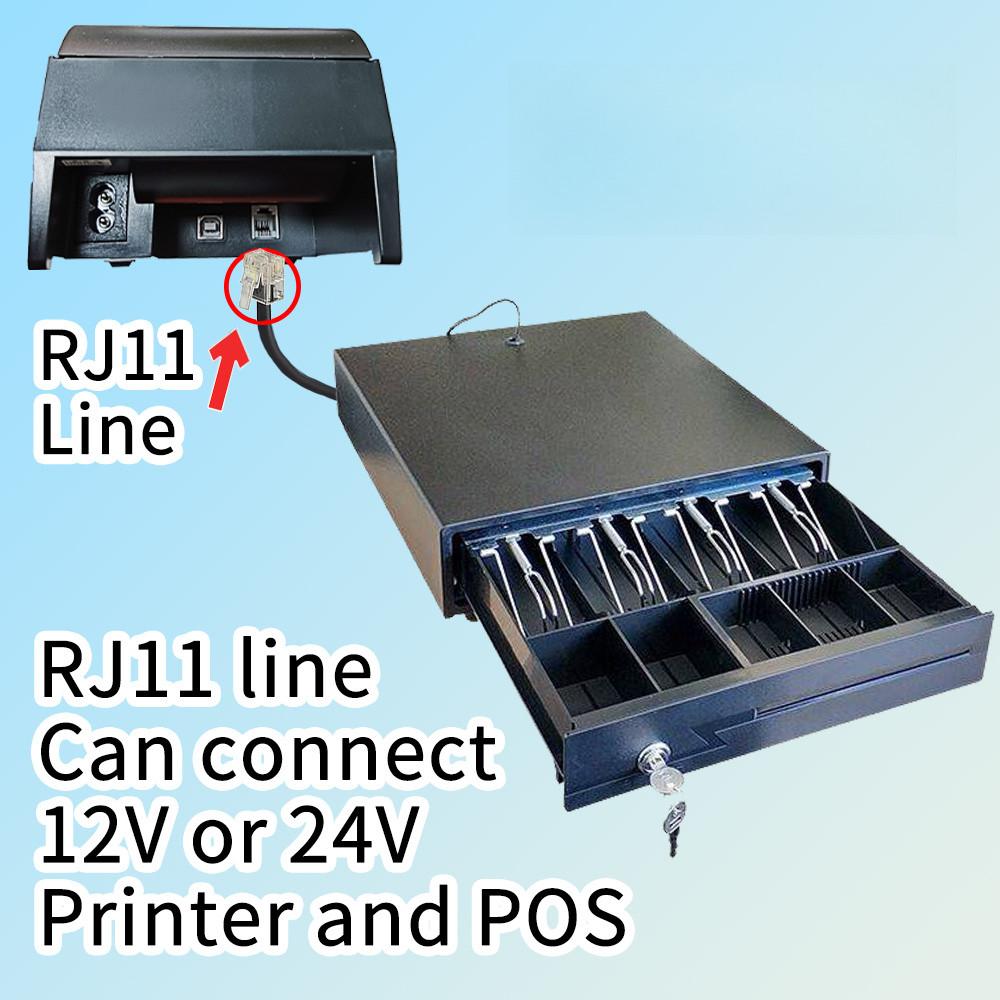 Point of Sale (POS) System Save Money Box Store Coffee Shop Cash Register Commercial Metal Cash Drawer