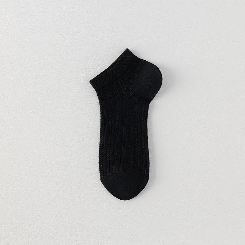 Women's Socks, Summer Thin Short Socks, Mesh Breathable Ultra-thin Cotton Socks, Shallow-mouthed Low-top Boat Socks