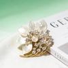 Bo Xin Yun Luxury Pearl Flower Brooch - Exquisite Elegant Corsage & Gift