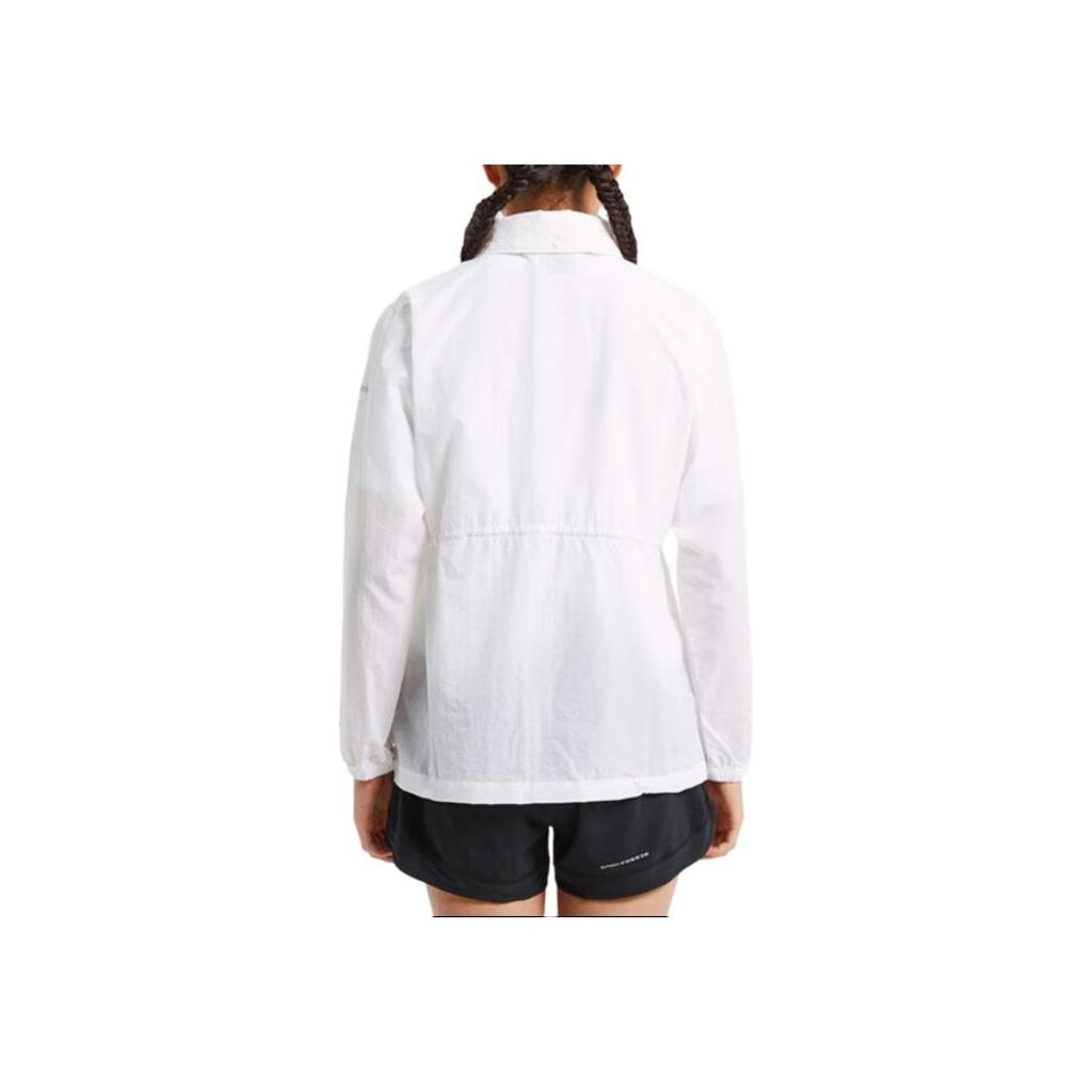 Columbia Solid Color Outdoor Logo Print Hooded Camping Cooling Cardigan Skin Shirt UV Protection Ultra Light Sunscreen Women outerwear WR0369-100