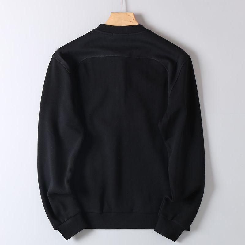 American Retro Casual Wind Henry Collar Spring & Fall Pullover Sweatshirt Men Export High Street Fashionable Thickened All-Matching Tops
