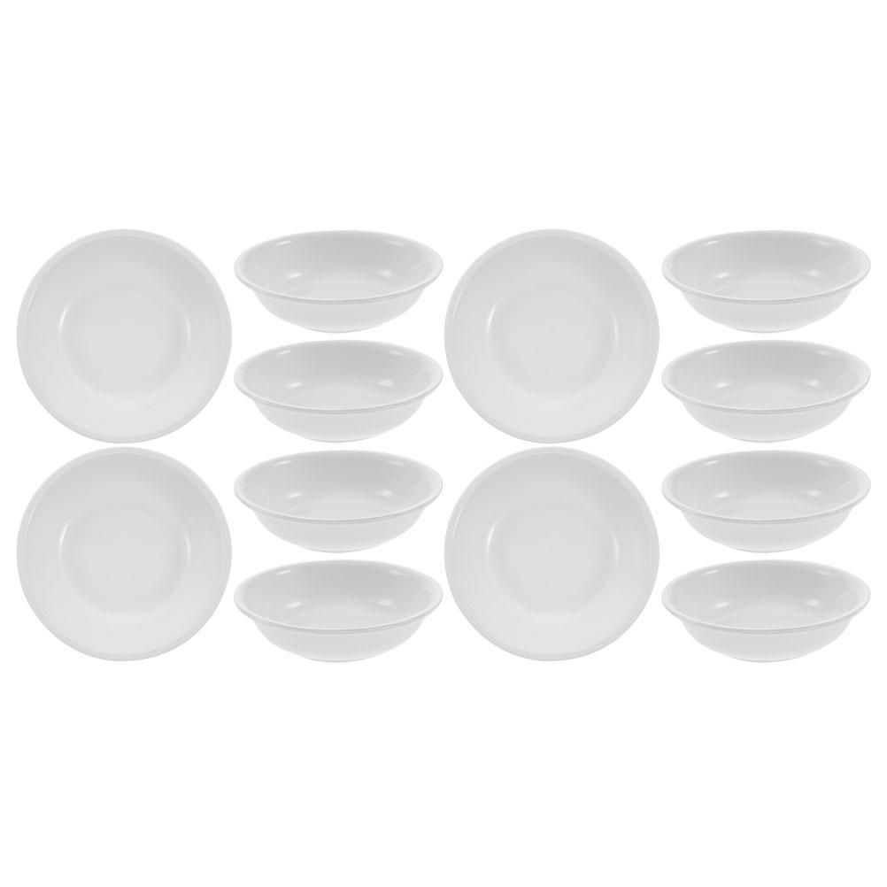 

12 шт. закуски приправа соус блюда соевый сервировочные маленькие миски для макания белый белый