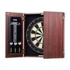 Dartboard and Cabinet Set Official Size Complete Accessory Steel Tip Dart