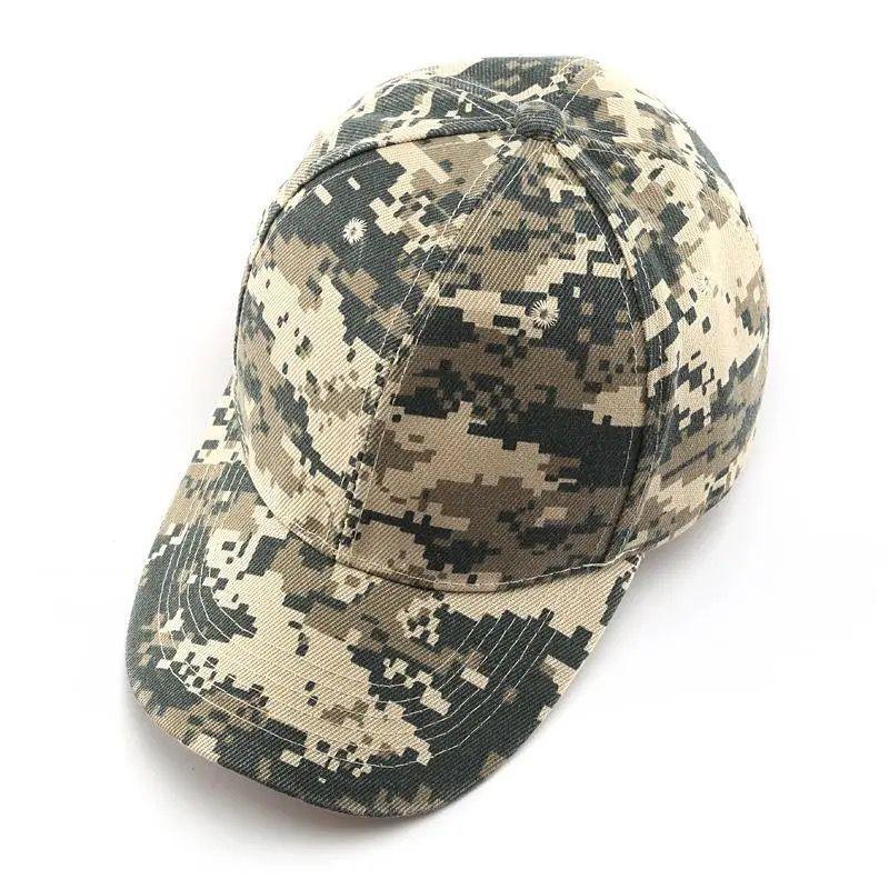 New Men Women Camouflage Printed Armygreen Baseball Caps Jungle Anti-Uv Sunhat Outdoor Unisex Sports Adjustable Snapback Hat Vis
