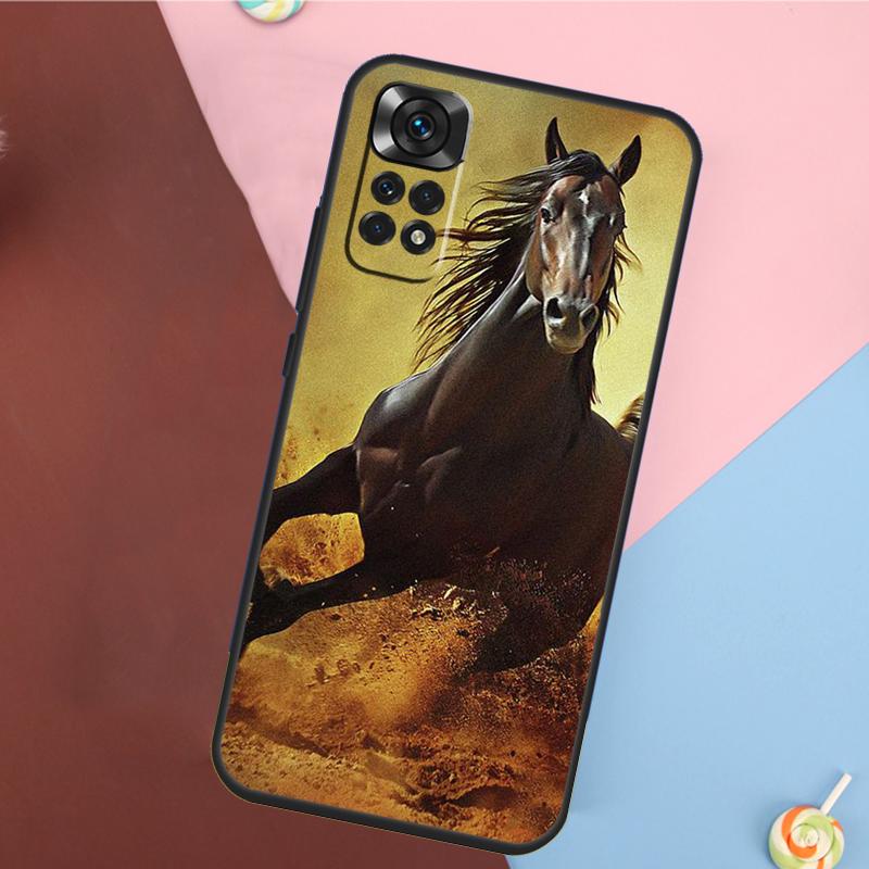 Coque Cheval au Galop Pour Xiaomi Redmi Note 13 Pro 14 12 11 9 10 9S 10S 11S 12S Redmi 10C 12C 13C 14C Étui