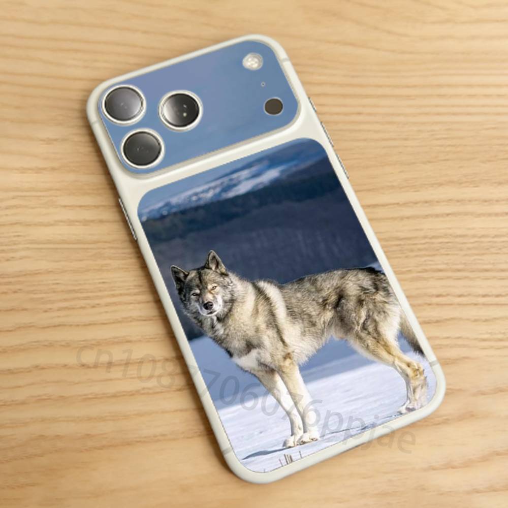 

Wolf For iPhone 17Pro/ProMax Battry Back Cover with Camera Decal Skin Rear Protective Sticker Film iPhone17pro