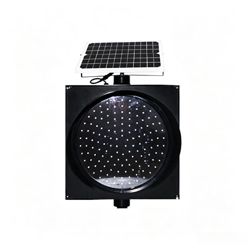 300mm 18V/7AH/8W Outdoor Waterproof Solar Powered Amber Flashing Warning Light LED Traffic Safety Beacon Lamp