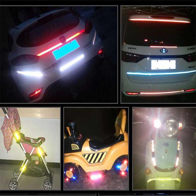1cm*8m Bike Stickers Reflective Tape Fluorescent MTB Bike Bicycle Strips Cycling MTB Tapes for Bicycle Helmet Motorcycle Scooter