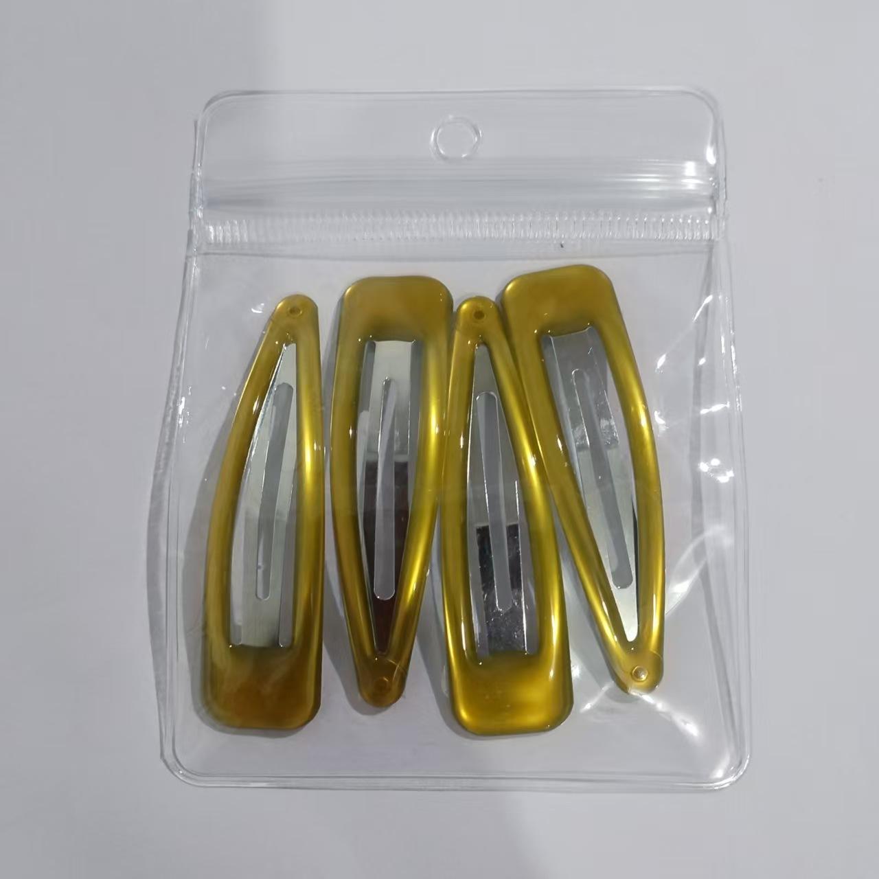 

4pcs/bag Coffee Black Bangs Hairpins for Women Girls Korean Style Vintage Oval BB Clip Hair Clips Barrettes Hair Accessories