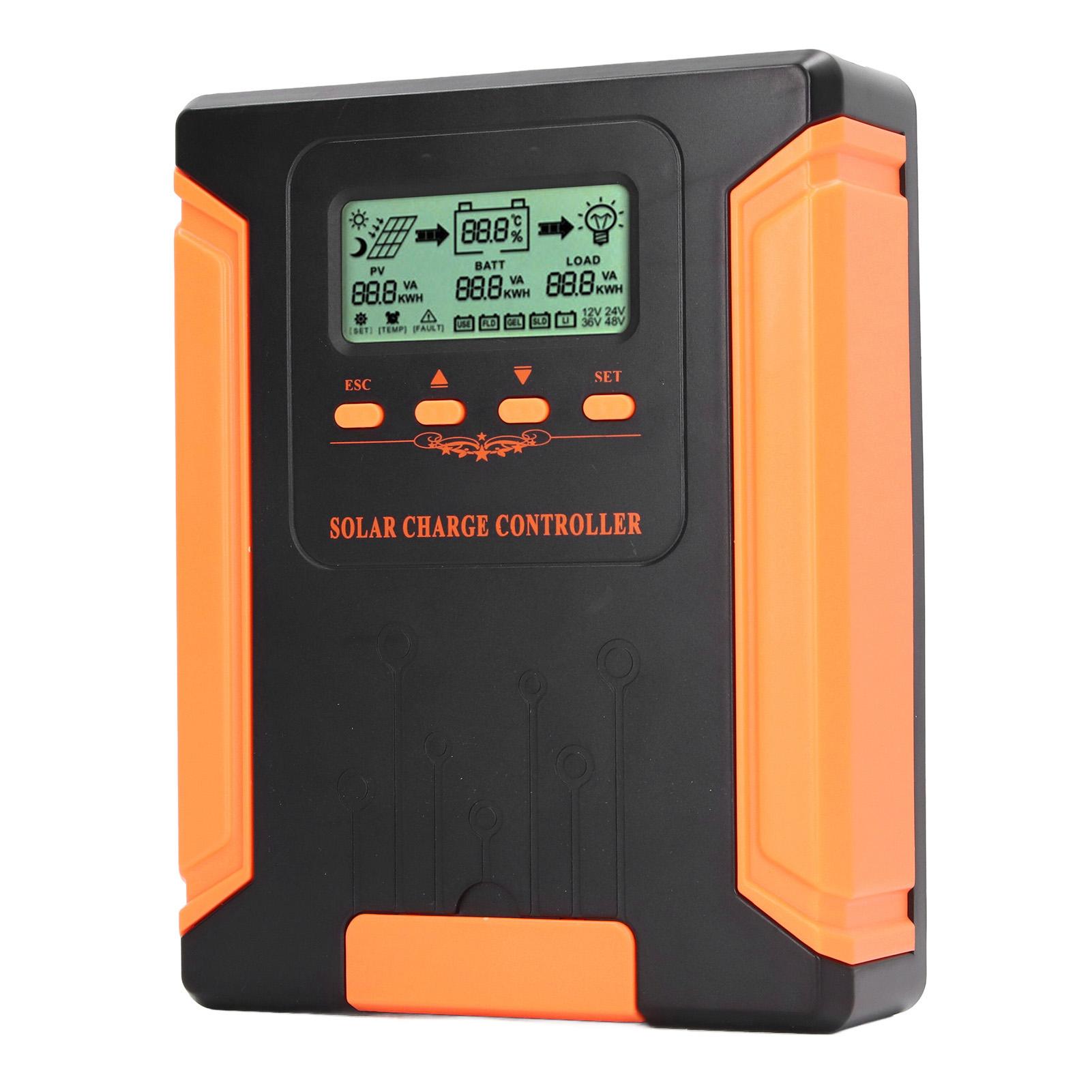 

Контроллер заряда солнечной батареи 180 В вход ЖК-дисплей MPPT интеллектуальный солнечный регулятор 12 В 24 В 36 В 48 В