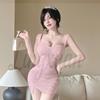 Niche Design Spaghetti Strap High-Waist Bodycon Dress