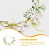 FRCOLOR White Daisy Artificial Flower 9x8 for Weddings and with Lightweight Indoor and Outdoor Decoration Wreath, inches, Parties, Ribbon, 35g,