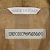 Emporio Armani Made In Italy Linen Blend Check No Color Jacket 42 Brown Women Used
