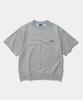 COLUMBIA UNIVERSITY Nyc Emb Terry S/S Crew Neck_Melange Gray