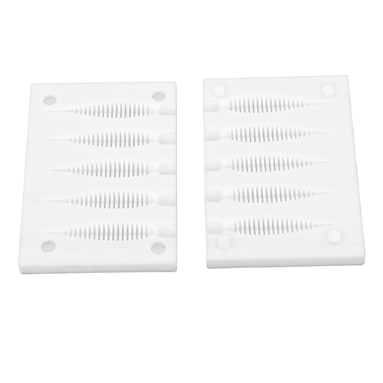 Kaisai White Soft Lure Mould Petg Easy Making 3D Printed Fishing Lure Mould For Anglers Fishing Lovers