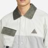 Nike Embroidered Pattern Polo Warm Sports Jacket Men Jacket Gray DQ6120-072