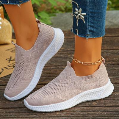 2025 New Women Sneakers Breathable Flats Comfortable Anti-slip Sneakers Women Summer Lightweight Sports Shoes Zapatos De Mujer